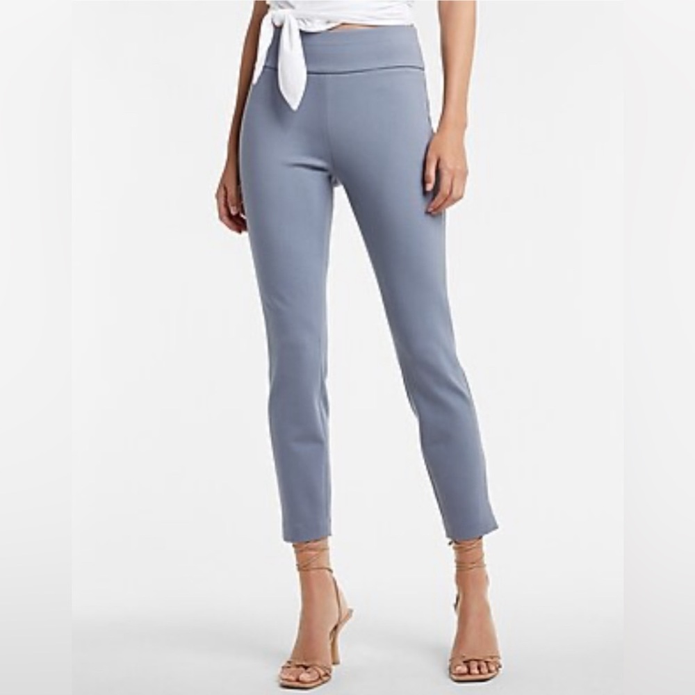 Express Skinny Ankle High Rise Pull On-Pants